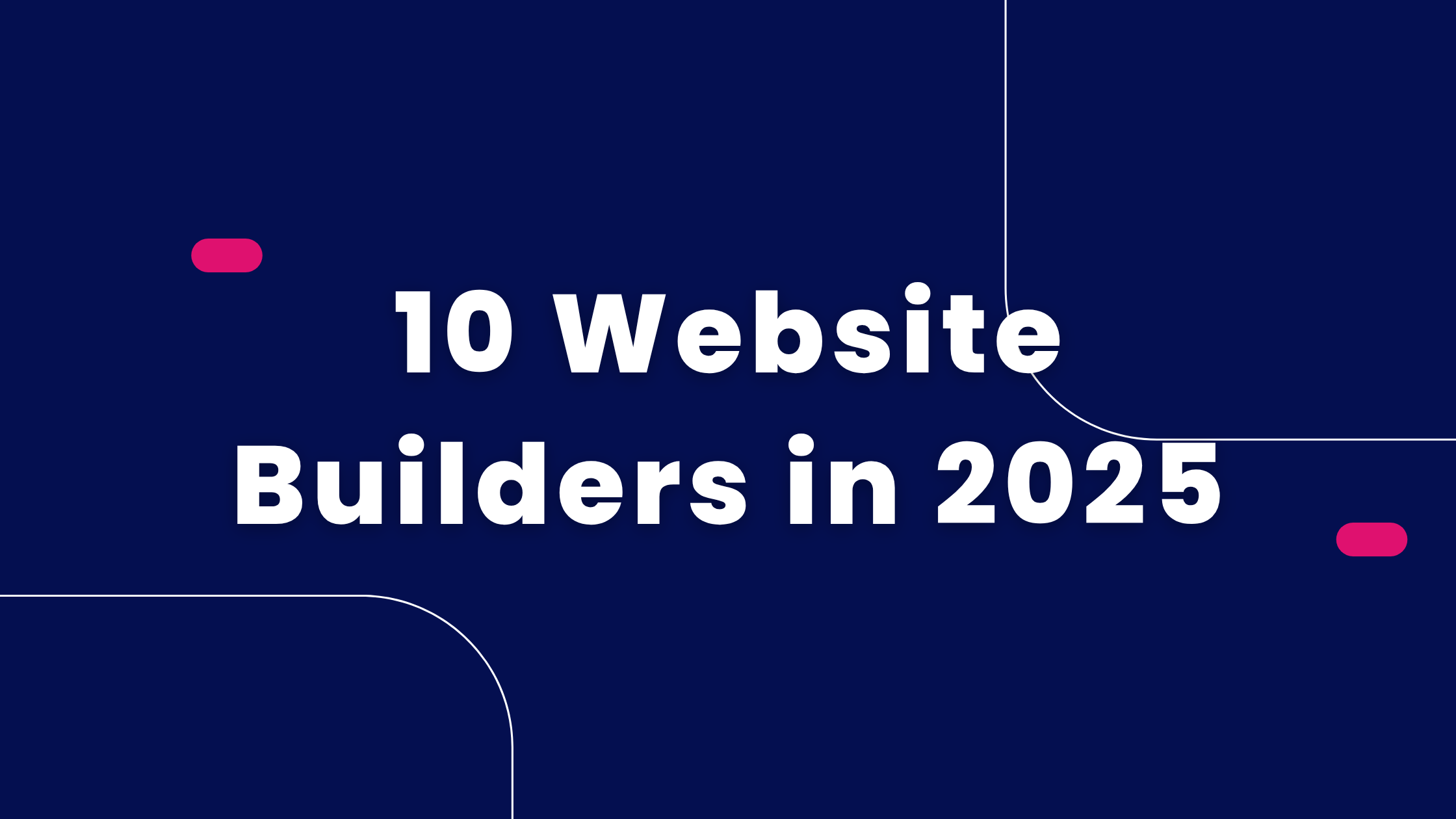 10 ecommerce website builder in 2025